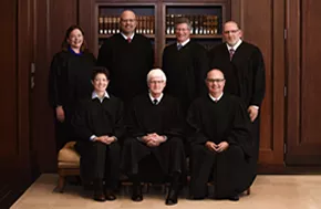 A photo of the justices